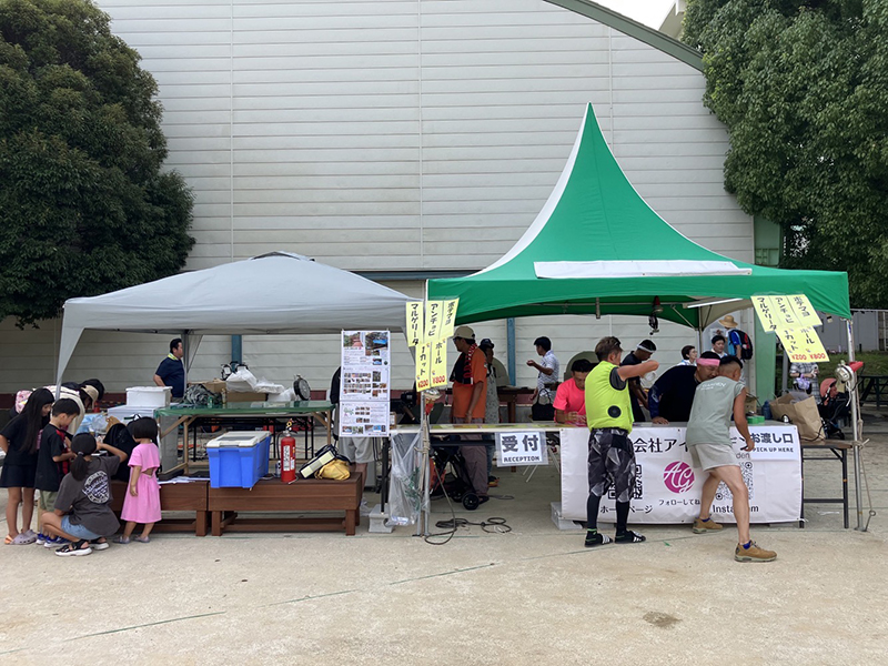 アイガーデンは祭りなど地域の社会貢献活動を行っております。