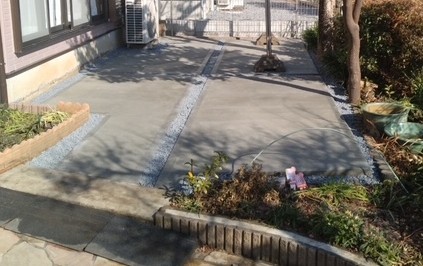 お庭のリフォーム工事