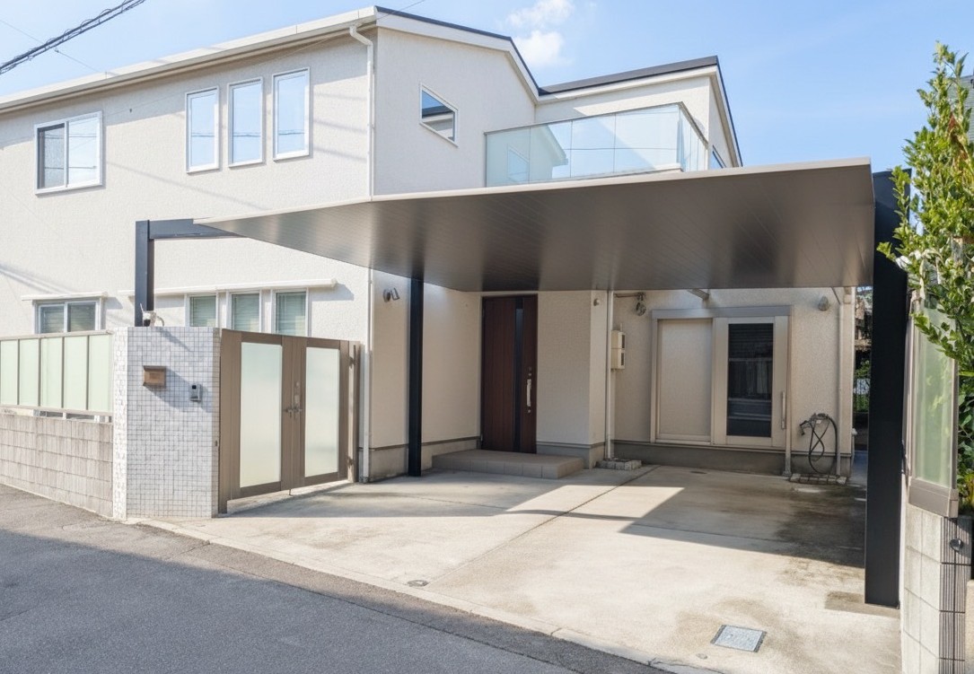 LIXIL カーポートSC 特注台形･梁延長